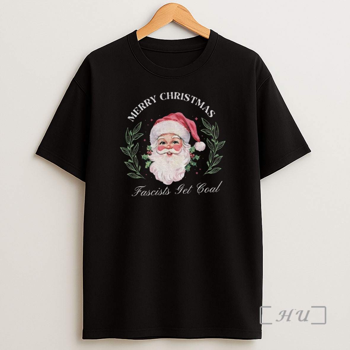Officials Santa Merry Christmas Fascists Get Coal Premium Shirt Sweatshirt Tee