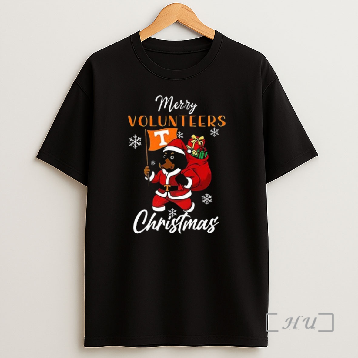 Officials Santa Merry Tennessee Volunteers Mascot Merry Christmas 2025 Premium Shirt Sweatshirt Tee