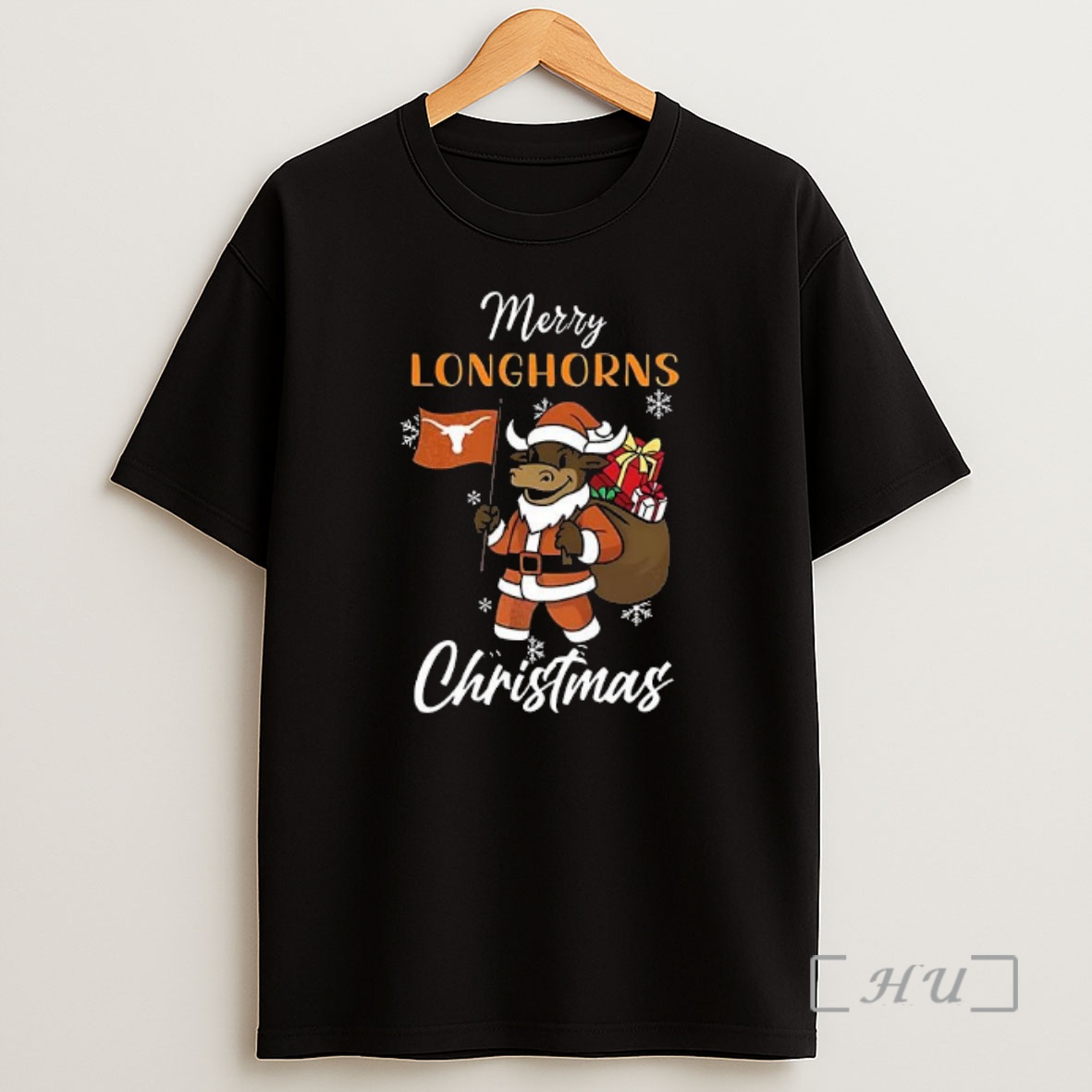 Officials Santa Merry Texas Longhorns Mascot Merry Christmas 2025 Premium Shirt Sweatshirt Tee