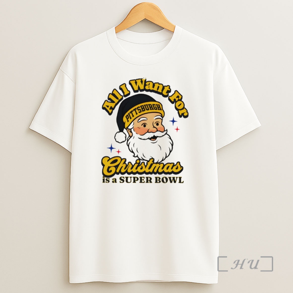 Officials Santa Pittsburgh Football All I Want For Christmas Is A Super Bowl Premium Shirt Sweatshirt Tee