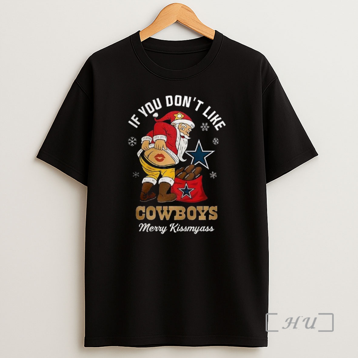 Officials Santa X Dallas Cowboys If You Dont Like Cowboys Merry Kissmyass Christmas Premium Shirt Sweatshirt Tee
