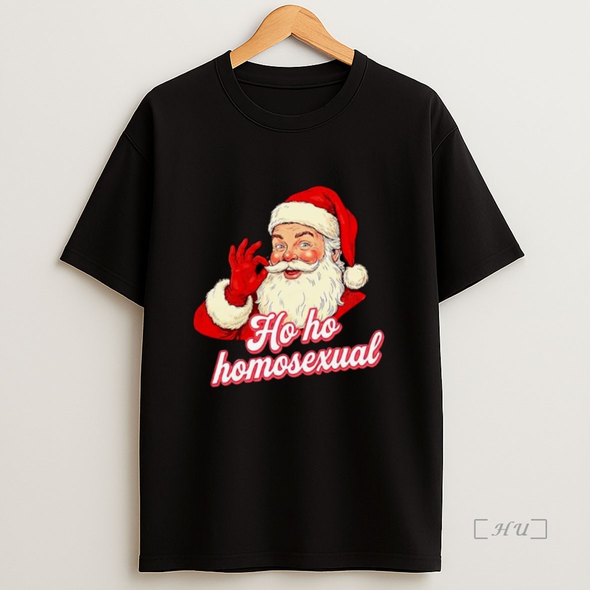 Officials Santa Claus Ho Ho Homosexual Funny Christmas Ornaments Premium Shirt Sweatshirt Tee
