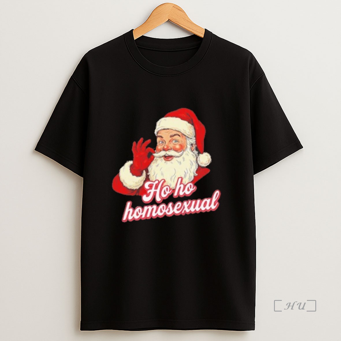 Officials Santa Claus Ho Ho Homosexual Funny Christmas Premium Shirt Sweatshirt Tee