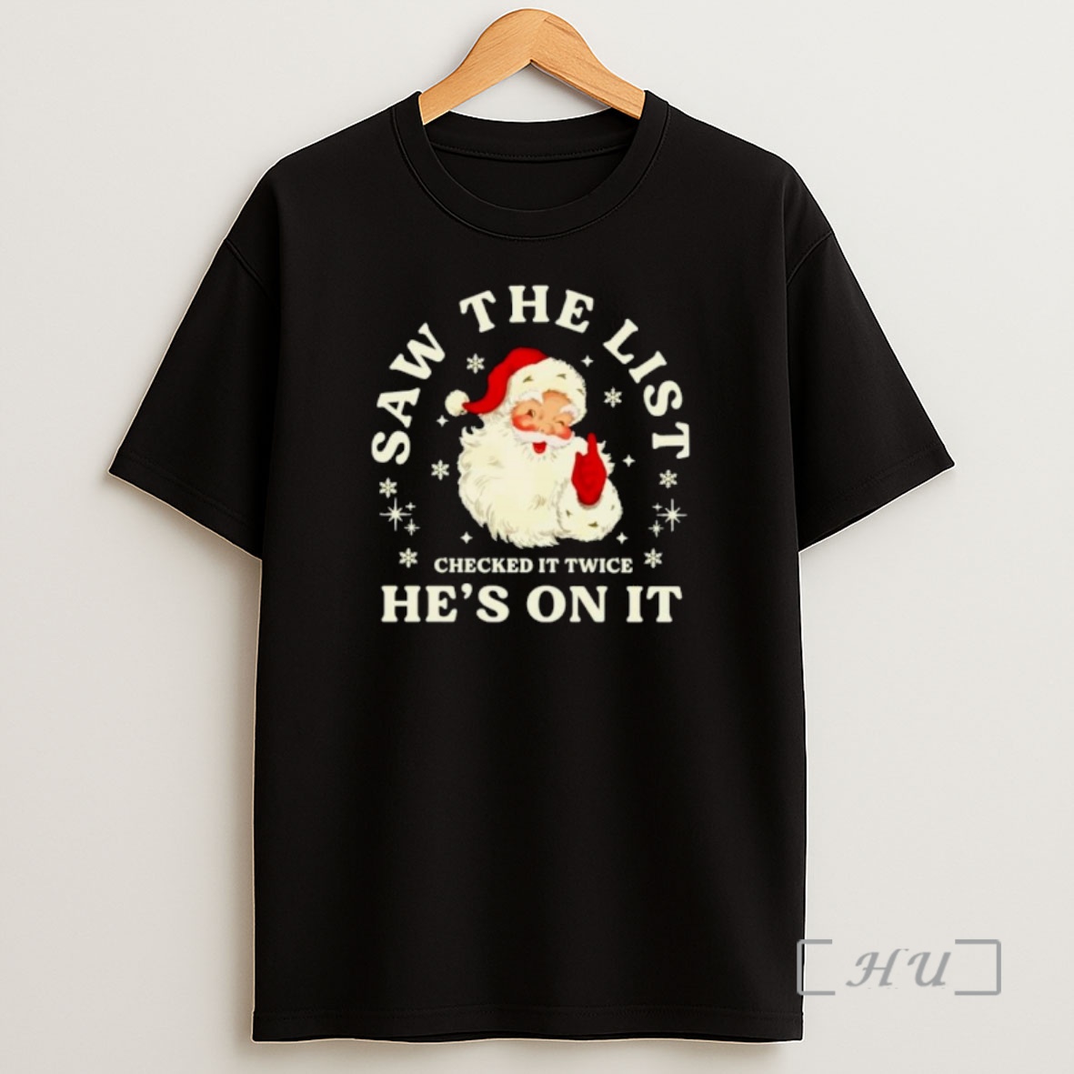 Officials Santa Claus Saw The List Checked It Twice Hes On It Ornaments Premium Shirt Sweatshirt Tee