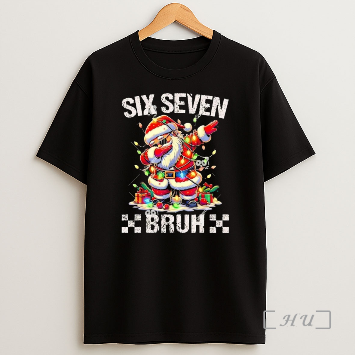 Officials Santa Dabbing Six Seven Bruh Christmas Premium Shirt Sweatshirt Tee
