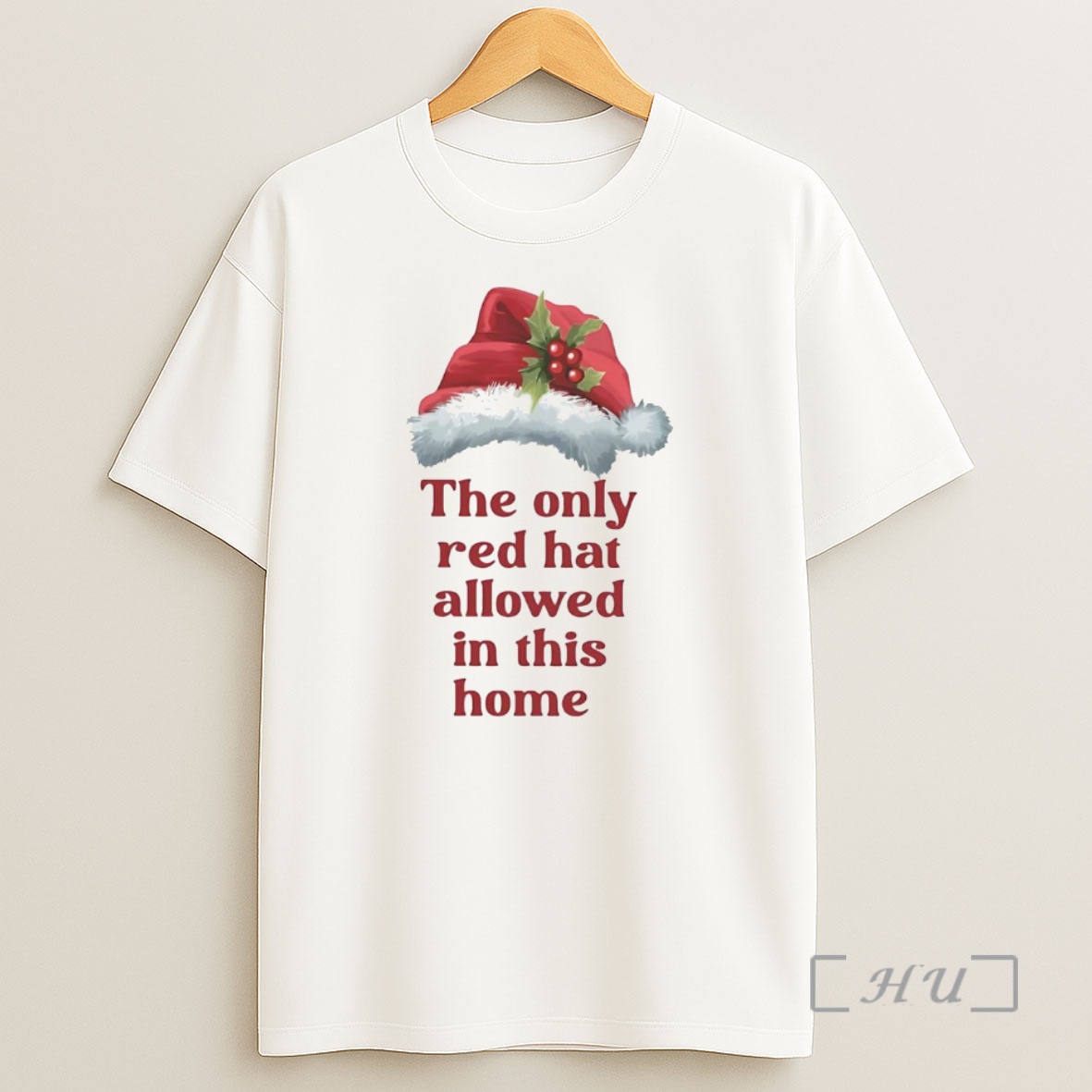 Officials Santa Hat The Only Red Hat Allowed In This Home Christmas Premium Shirt Sweatshirt Tee