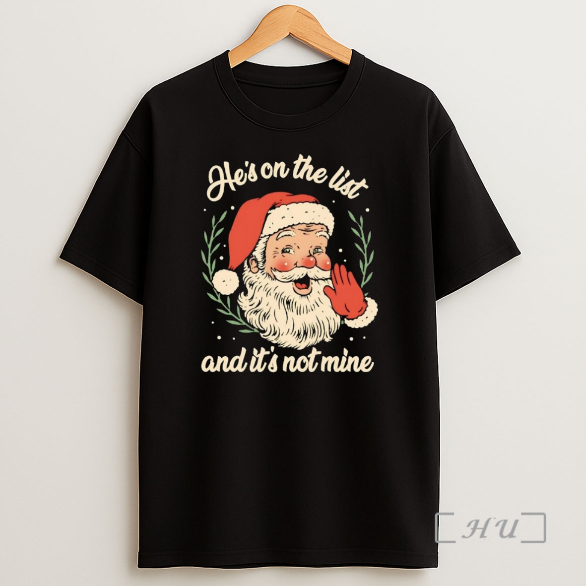 Officials Santa Hes On The List And Its Not Mine Anti Trump Epstein List Premium Shirt Sweatshirt Tee