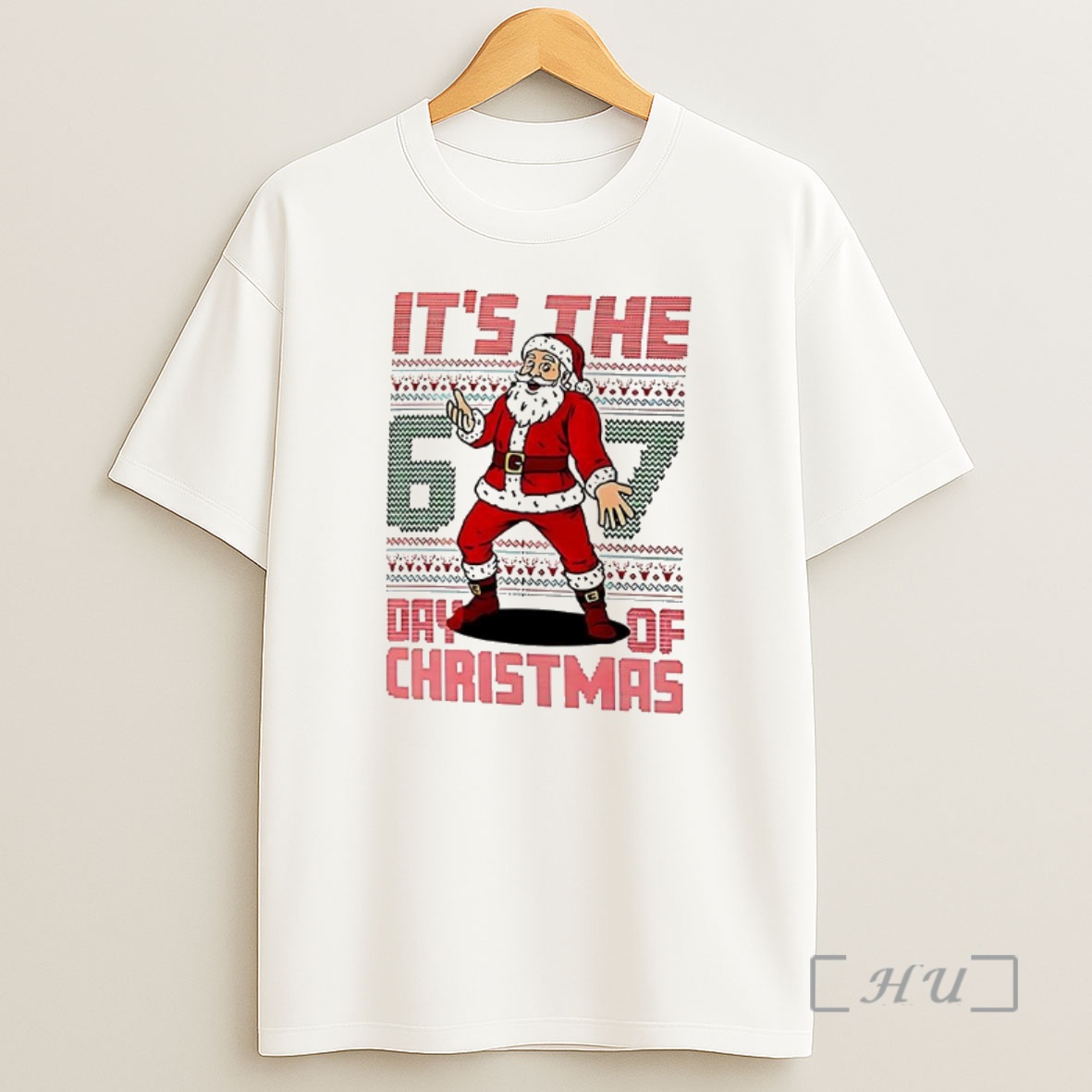Officials Santa Its The 6 7 Day Of Christmas Ugly Premium Shirt Sweatshirt Tee