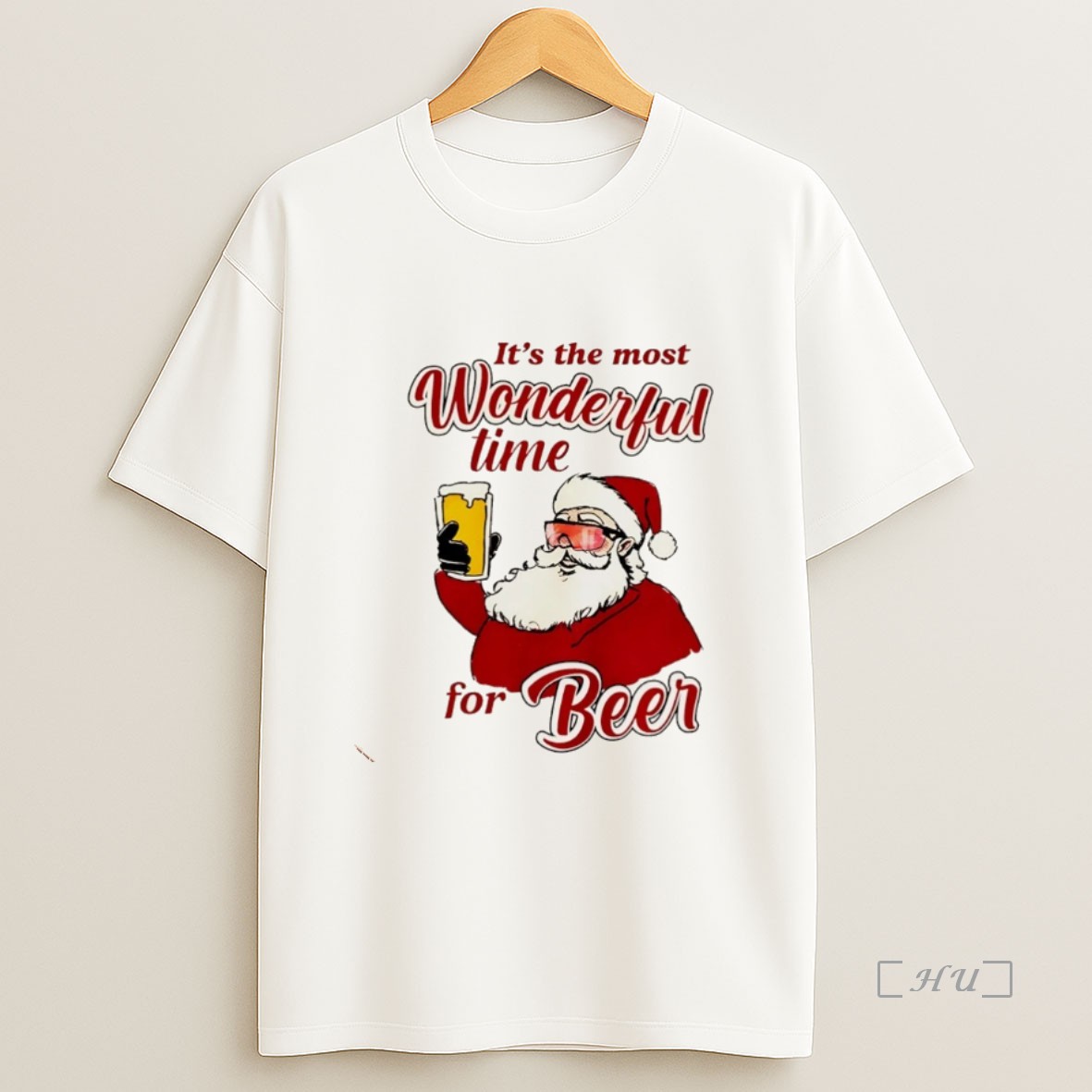 Officials Santa Its The Most Wonderful Time For Beer Christmas Premium Shirt Sweatshirt Tee