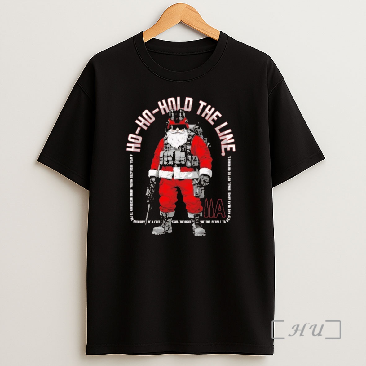 Officials Santa Nods And M4 Ho Ho Hold The Line Christmas Chriast Premium Shirt Sweatshirt Tee
