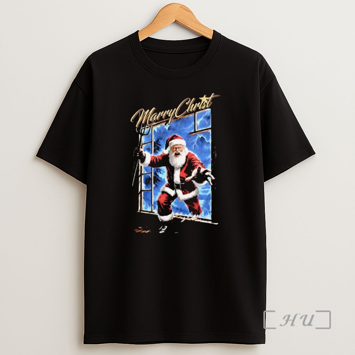 Officials Santa Poseidon Triden Marry Christ Premium Shirt Sweatshirt Tee
