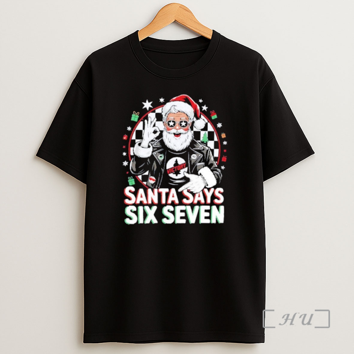 Officials Santa Says Six Seven Christmas 67 Meme Premium Shirt Sweatshirt Tee