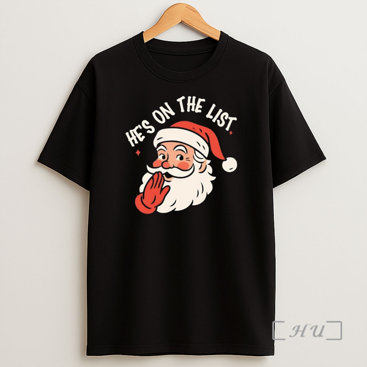 Officials Santa Whispered Hes On The List Christmas Premium Shirt Sweatshirt Tee