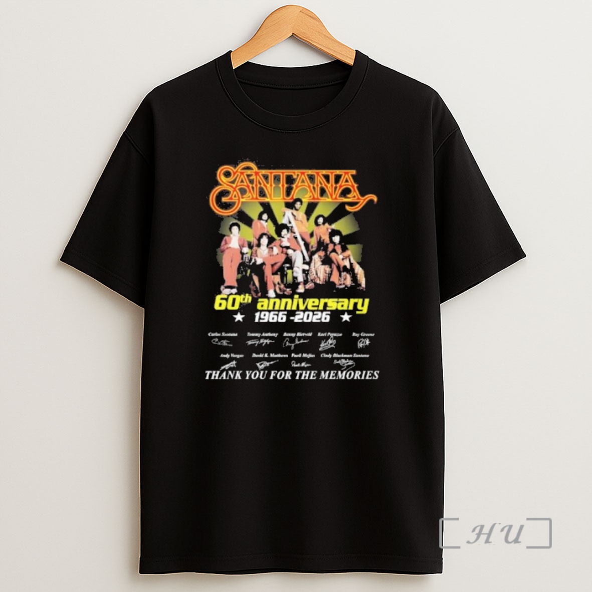 Officials Santana 60th Anniversary 1966 2026 Thank You For The Memories Premium Shirt Sweatshirt Tee