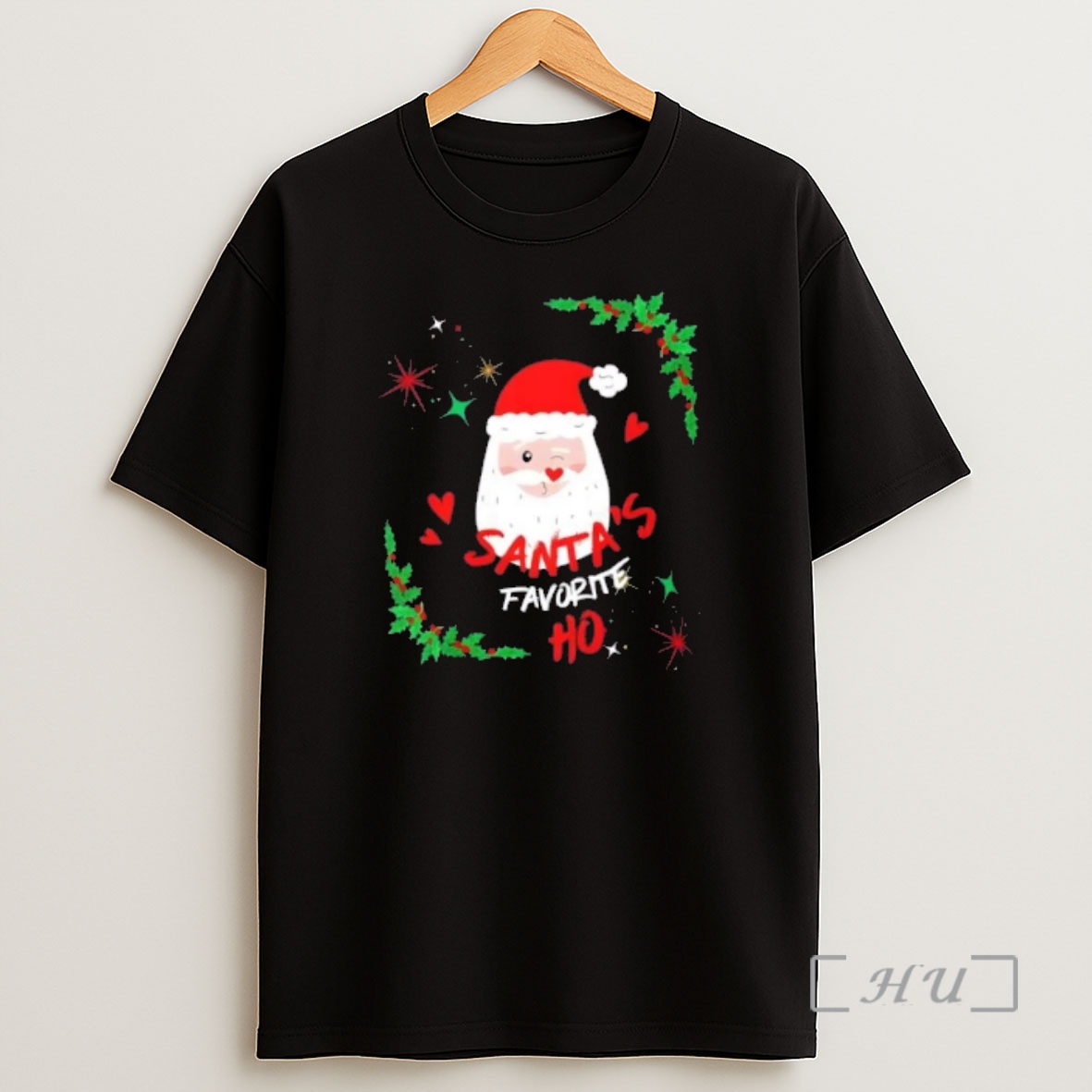 Officials Santas Favorite Ho Christmas Floral Premium Shirt Sweatshirt Tee