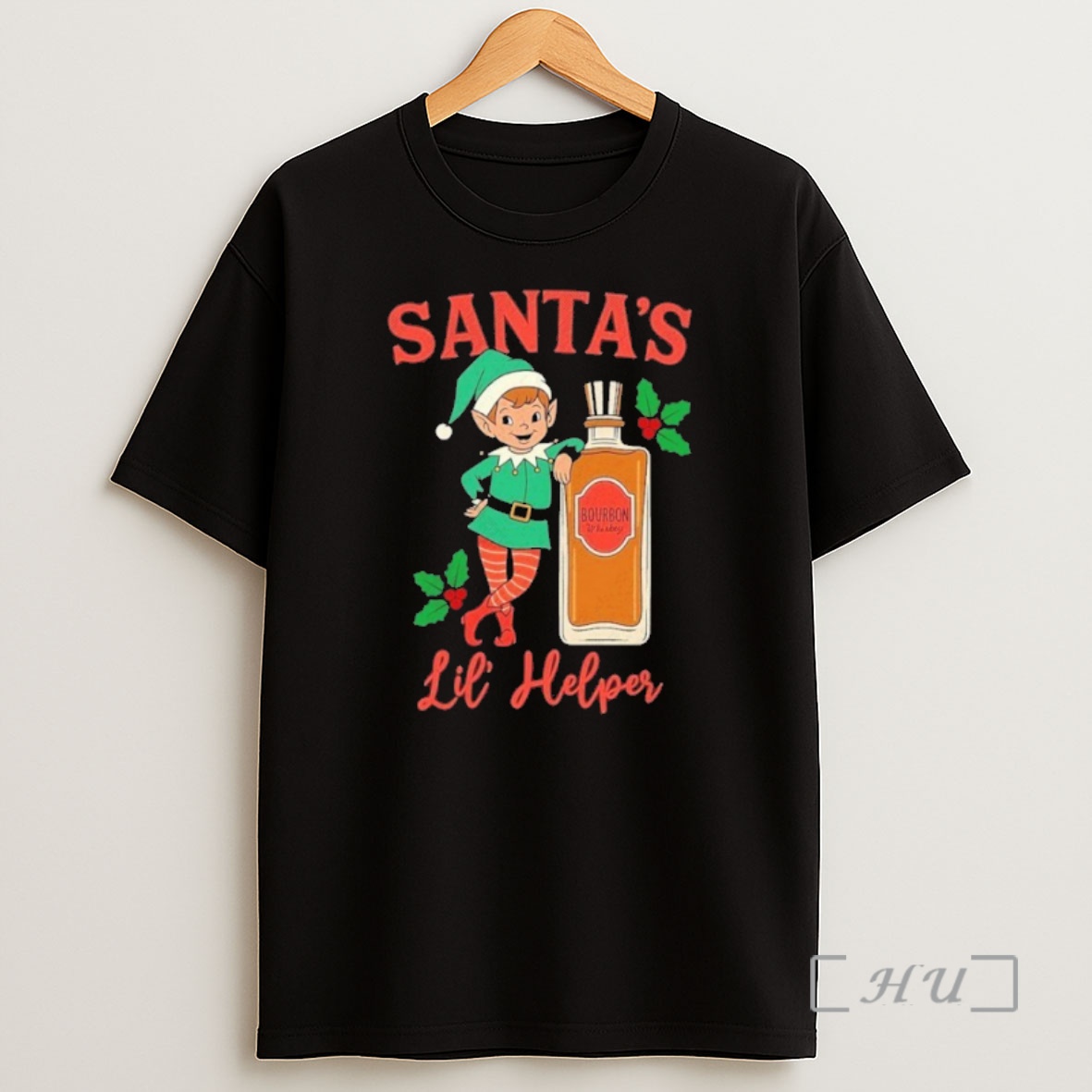Officials Santas Lil Helper Bourbon Premium Shirt Sweatshirt Tee