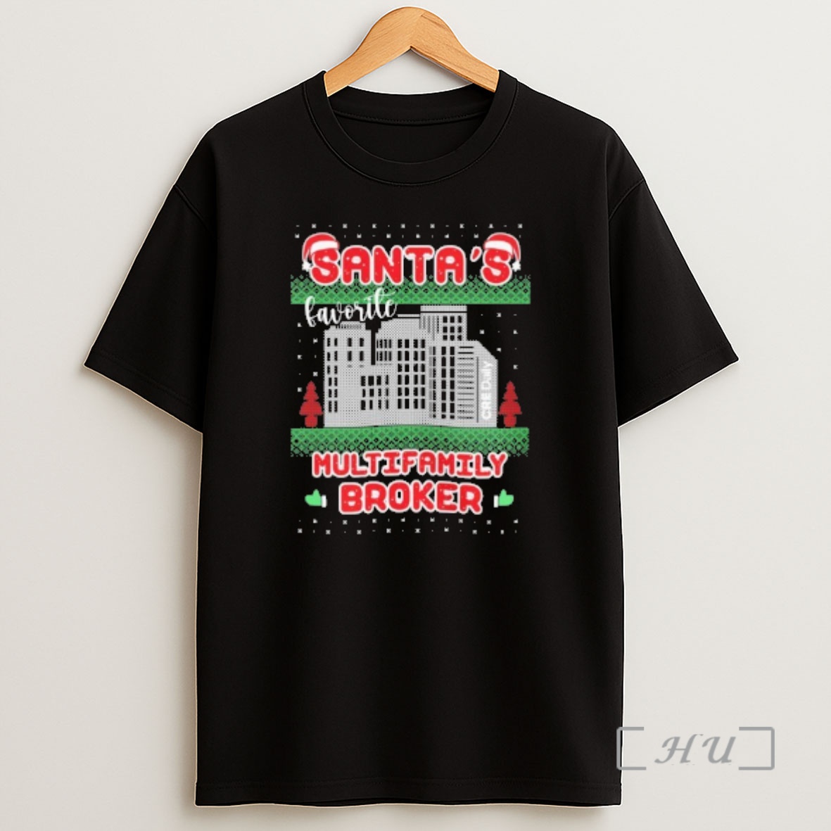 Officials Santas Favorite Multifamily Broker Ugly Christmas Sweat Premium Shirt Sweatshirt Tee