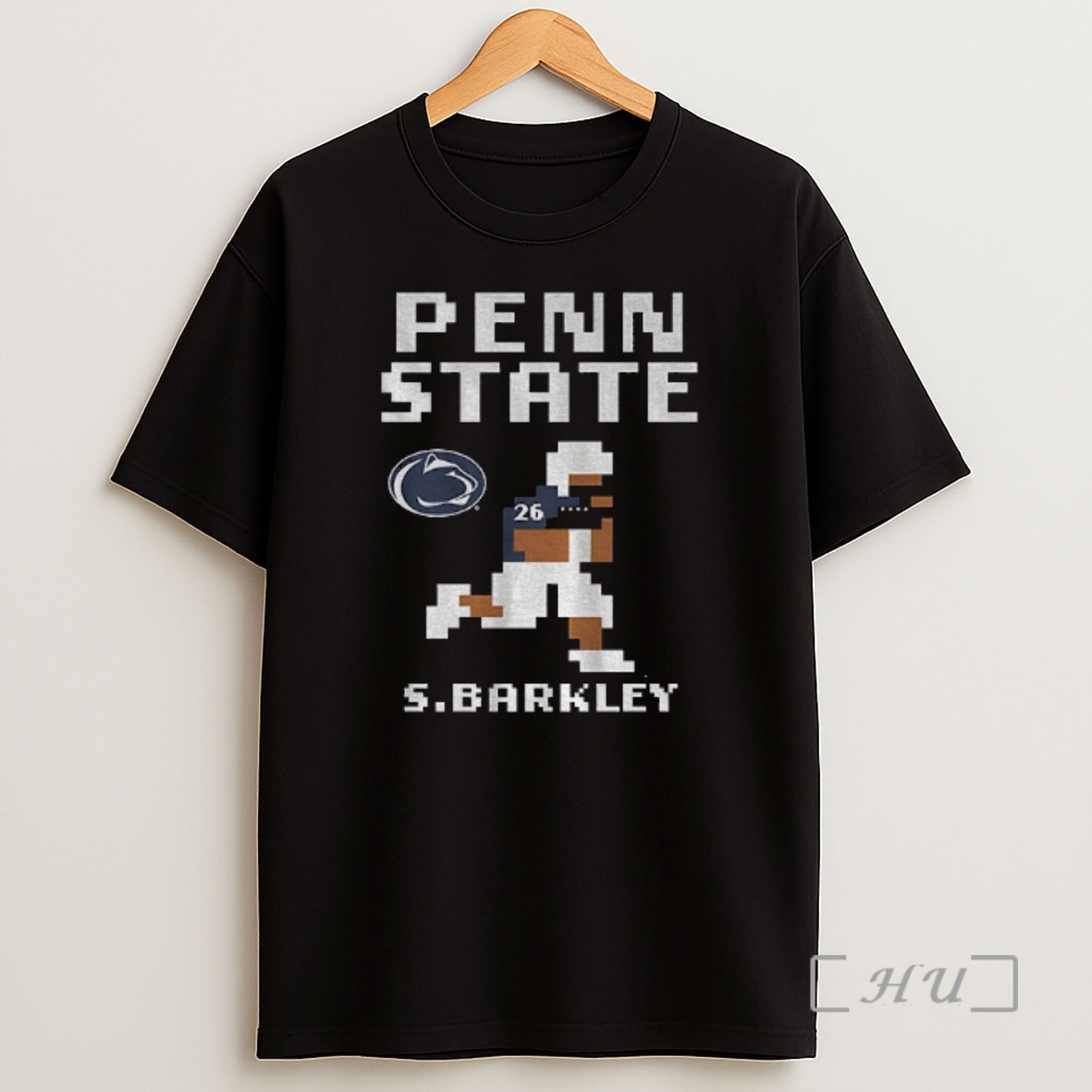 Officials Saquon Barkley 26 Retro Baller Penn State Nittany Lions Football 8bit Premium Shirt Sweatshirt Tee