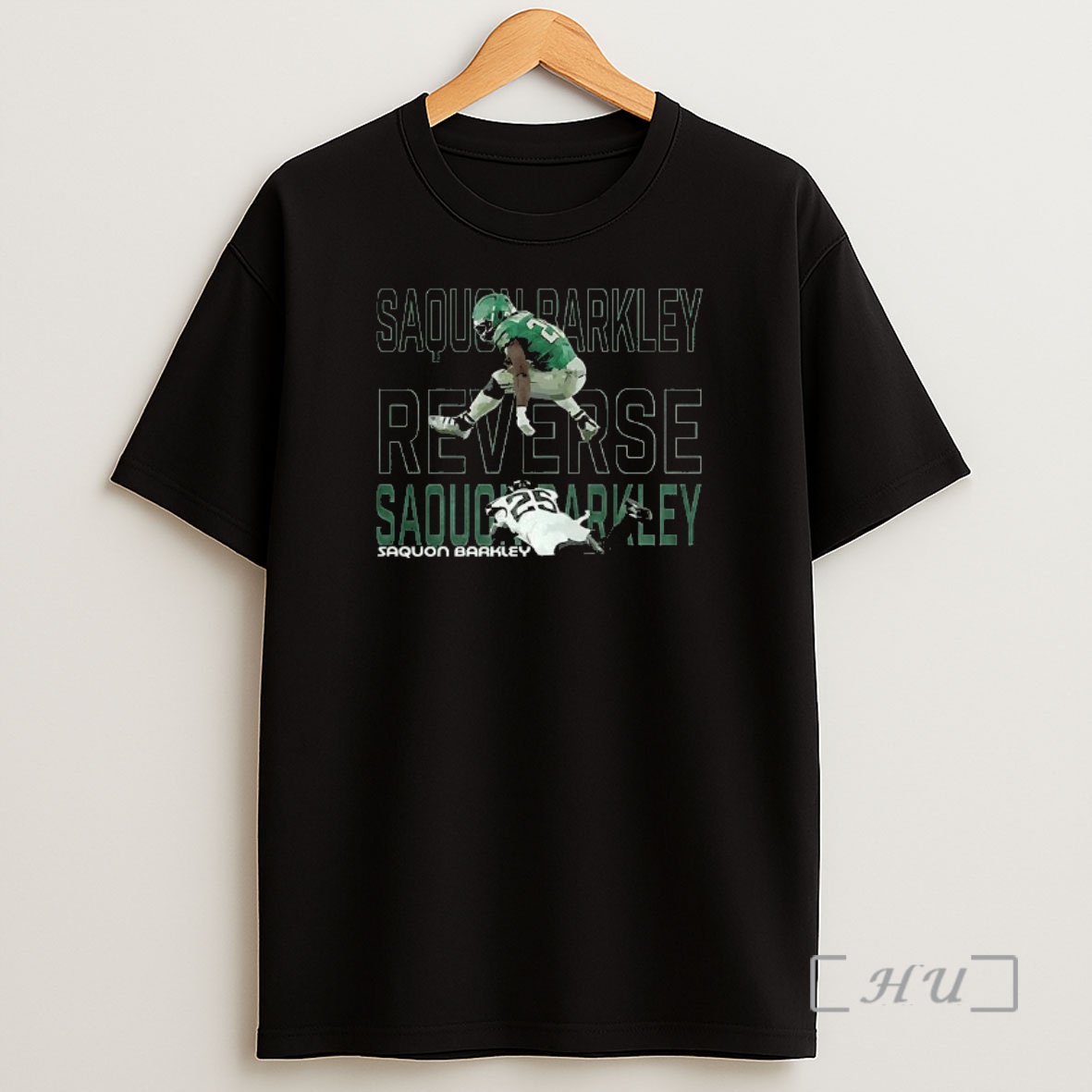 Officials Saquon Barkley Philadelphia Eagles Football Hurdle Revese Premium Shirt Sweatshirt Tee