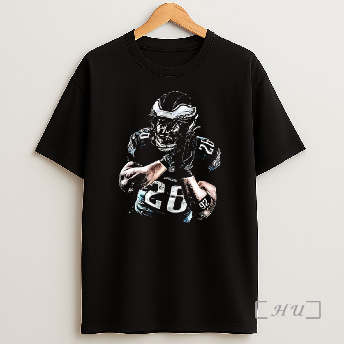 Officials Saquon Barkley Philadelphia Eagles Football Number 26 Night Night Premium Shirt Sweatshirt Tee