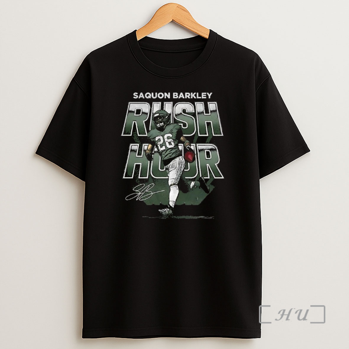 Officials Saquon Barkley Philadelphia Eagles Football Rush Hour Signature Premium Shirt Sweatshirt Tee