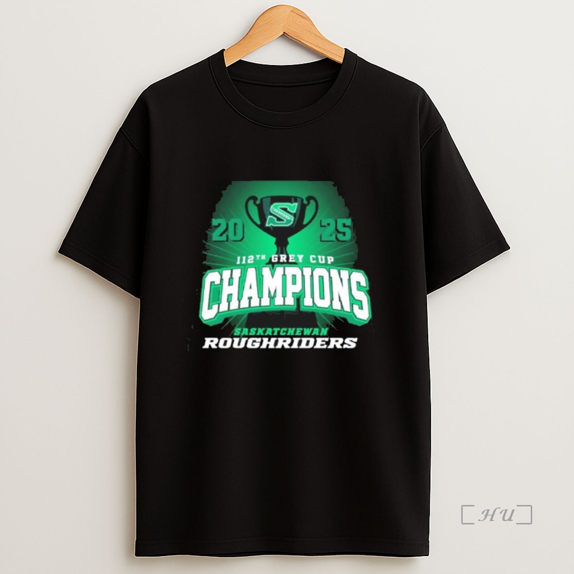 Officials Saskatchewan Roughriders 112th Grey Cup Champs Obsidian Elite Premium Shirt Sweatshirt Tee