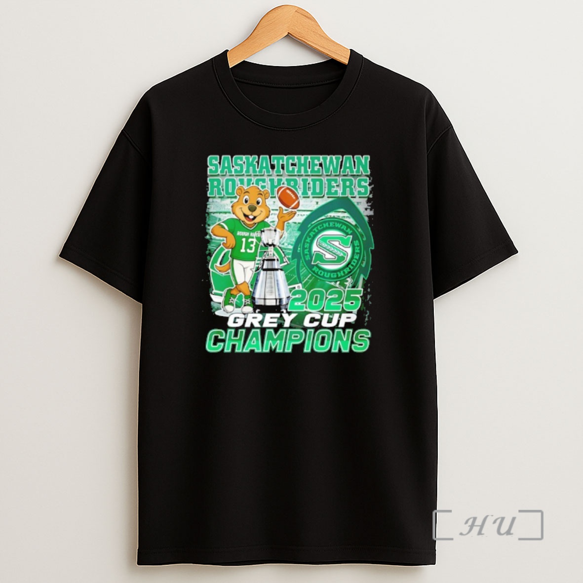 Officials Saskatchewan Roughriders 2025 Grey Cup Champions Mascot Premium Shirt Sweatshirt Tee