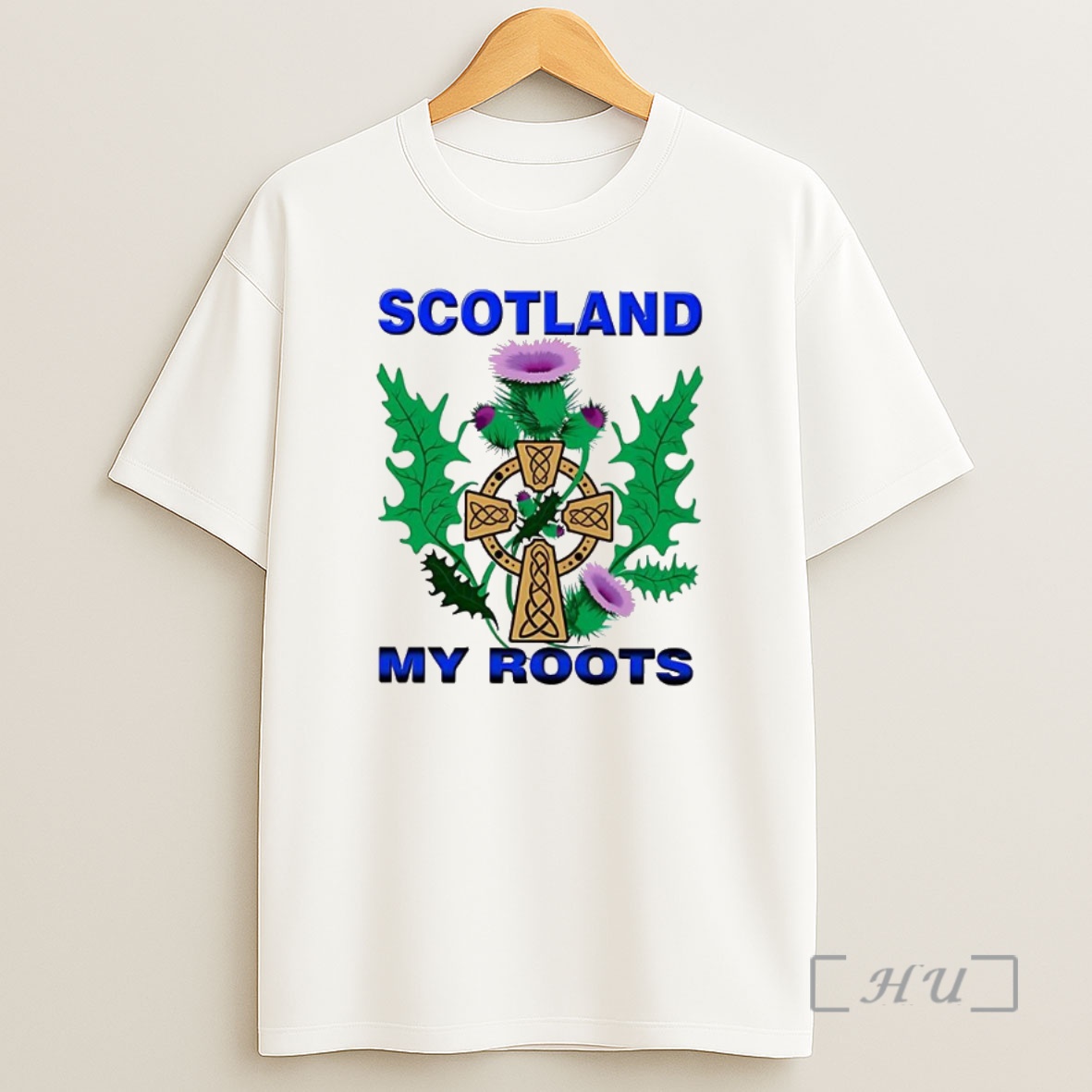 Officials Scotland My Roots Classic Celtic Cross Purple Thistle Premium Shirt Sweatshirt Tee