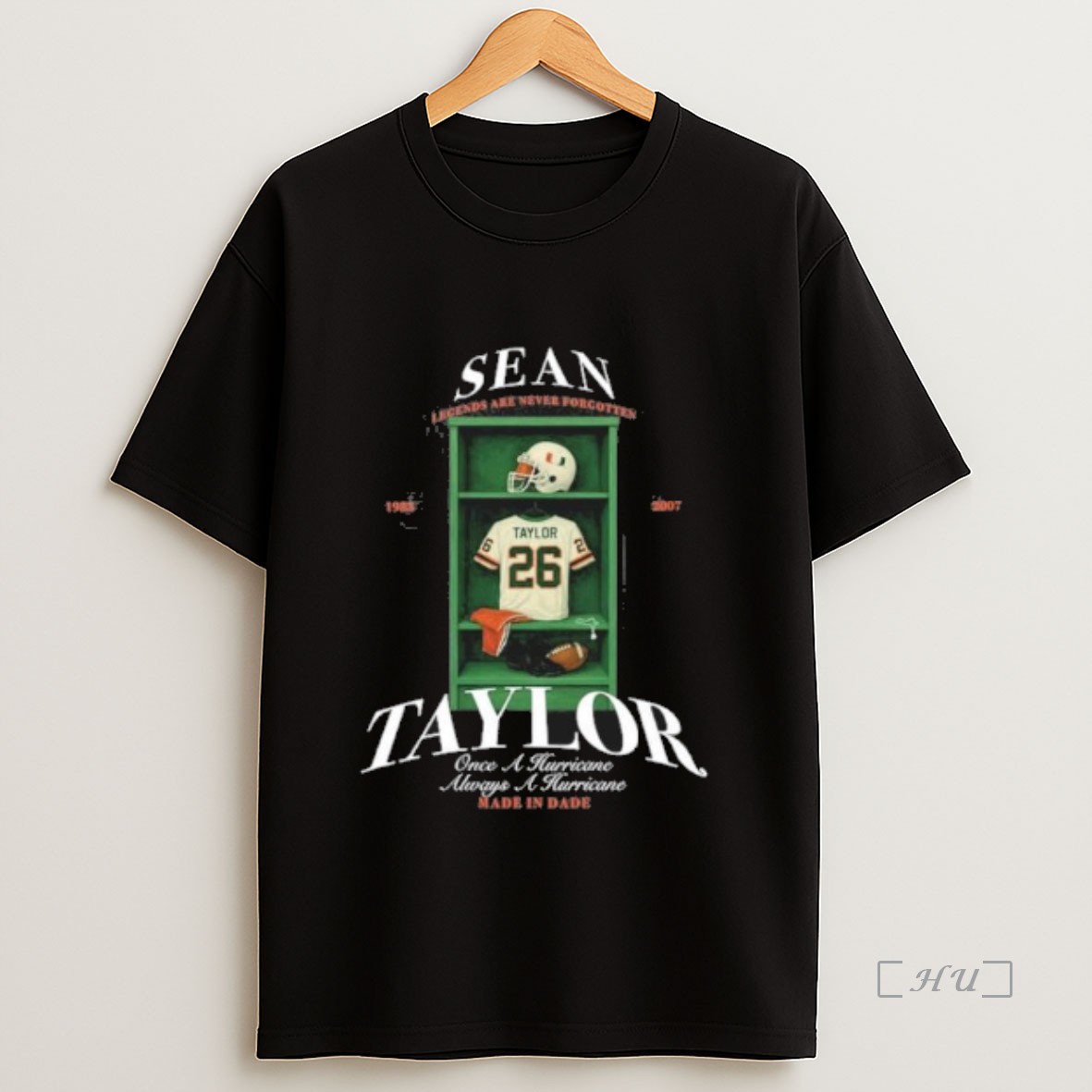 Officials Sean Taylor Miami Hurricanes St26 Locker Premium Shirt Sweatshirt Tee