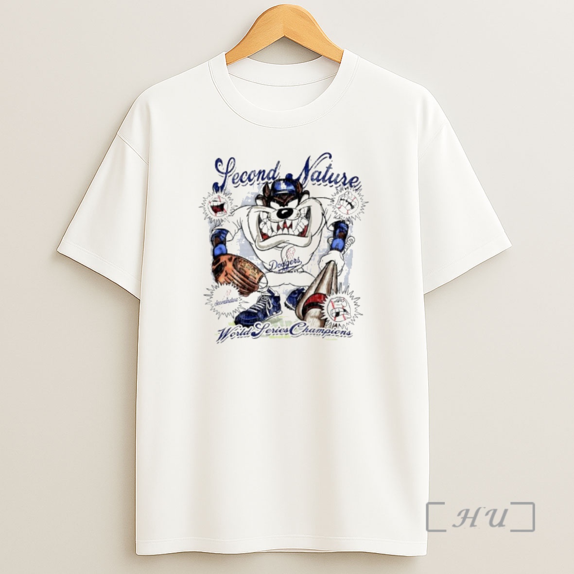 Officials Second Nature Taz On Deck World Series Champions Graphic Premium Shirt Sweatshirt Tee