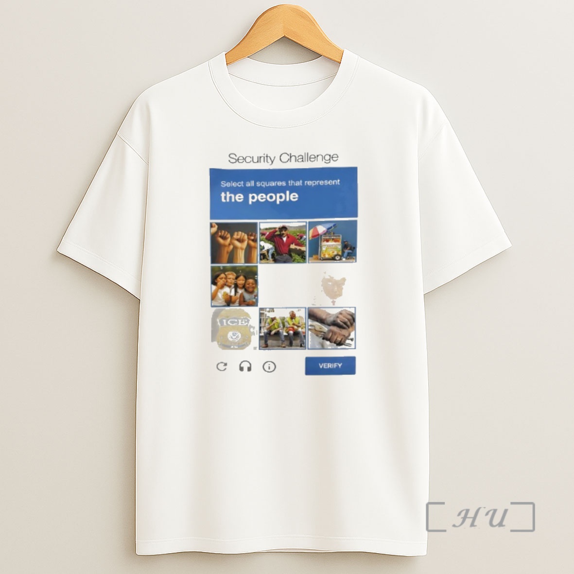 Officials Security Challenge Select All Squares That Represent The People Anti Trump Premium Shirt Sweatshirt Tee