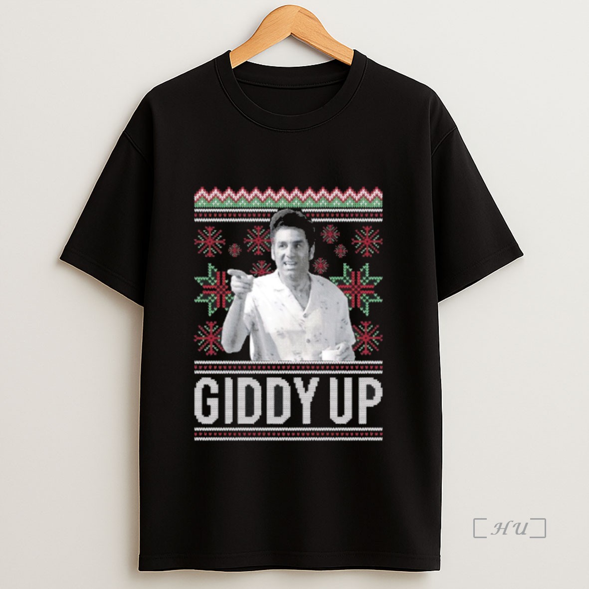 Officials Seinfeld Kramer Giddy Up 2025 Christmas Ugly Premium Shirt Sweatshirt Tee