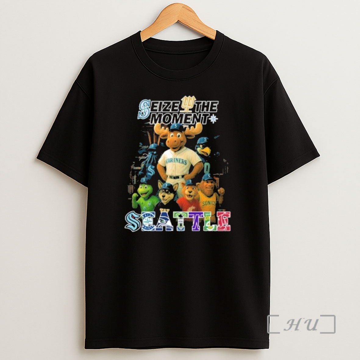 Officials Seize The Moment Seattle Sports Teams Mascots Premium Shirt Sweatshirt Tee