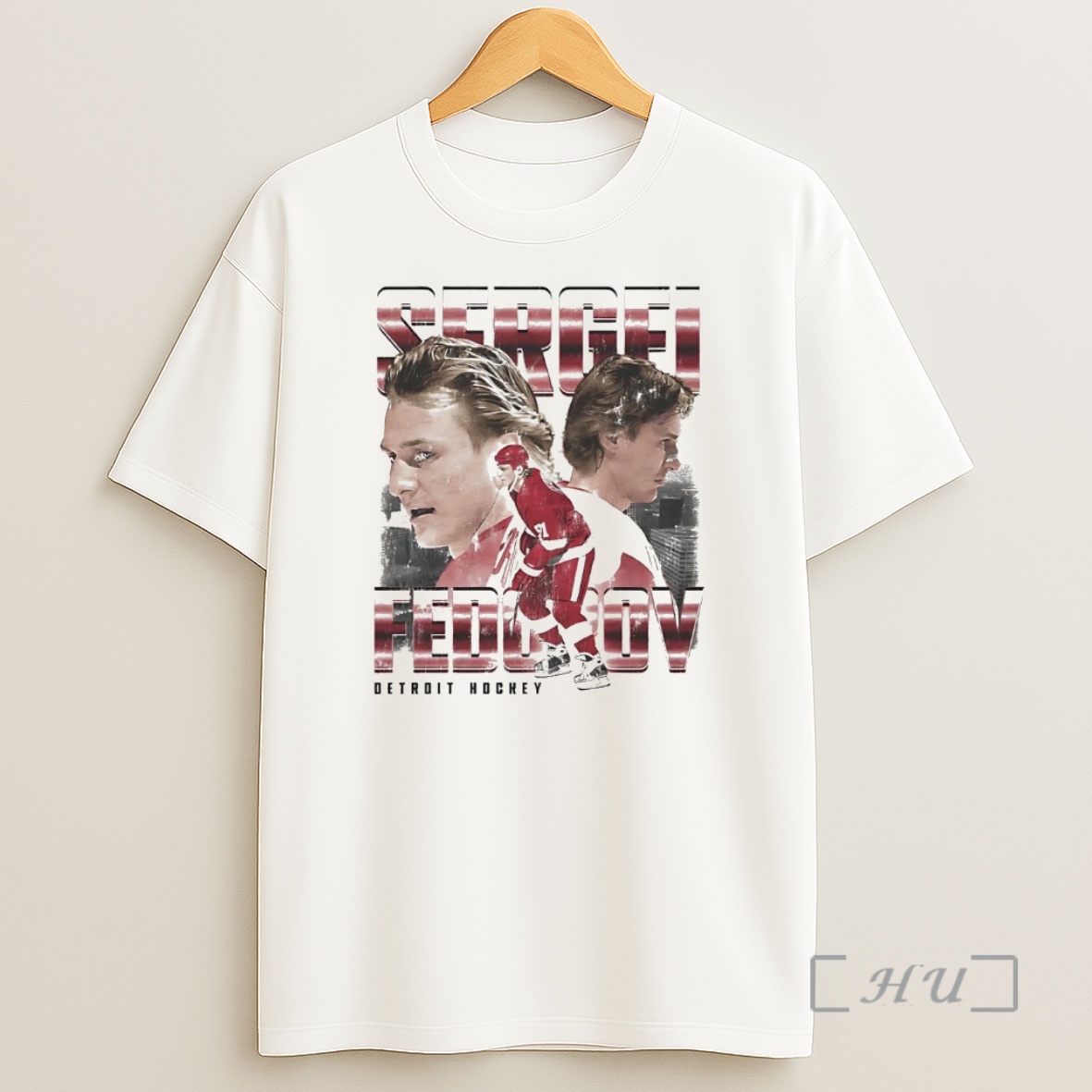 Officials Sergei Fedorov Picture Collage Detroit Hockey Premium Shirt Sweatshirt Tee