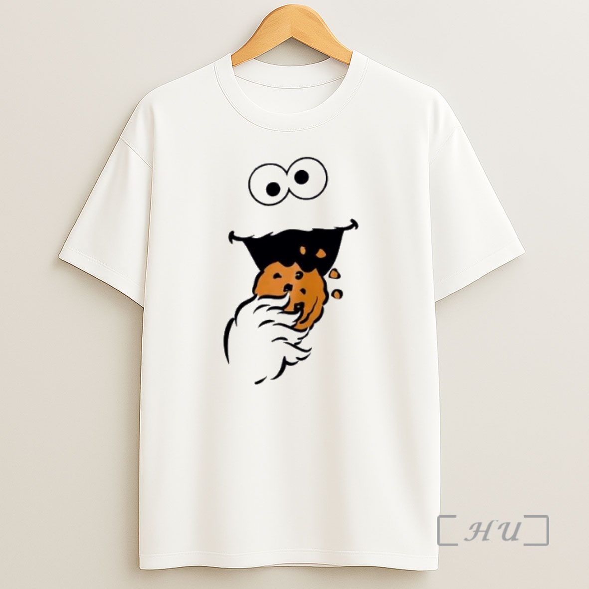Officials Sesame Street Cookie Monster Big Face Merry Christmas Premium Shirt Sweatshirt Tee