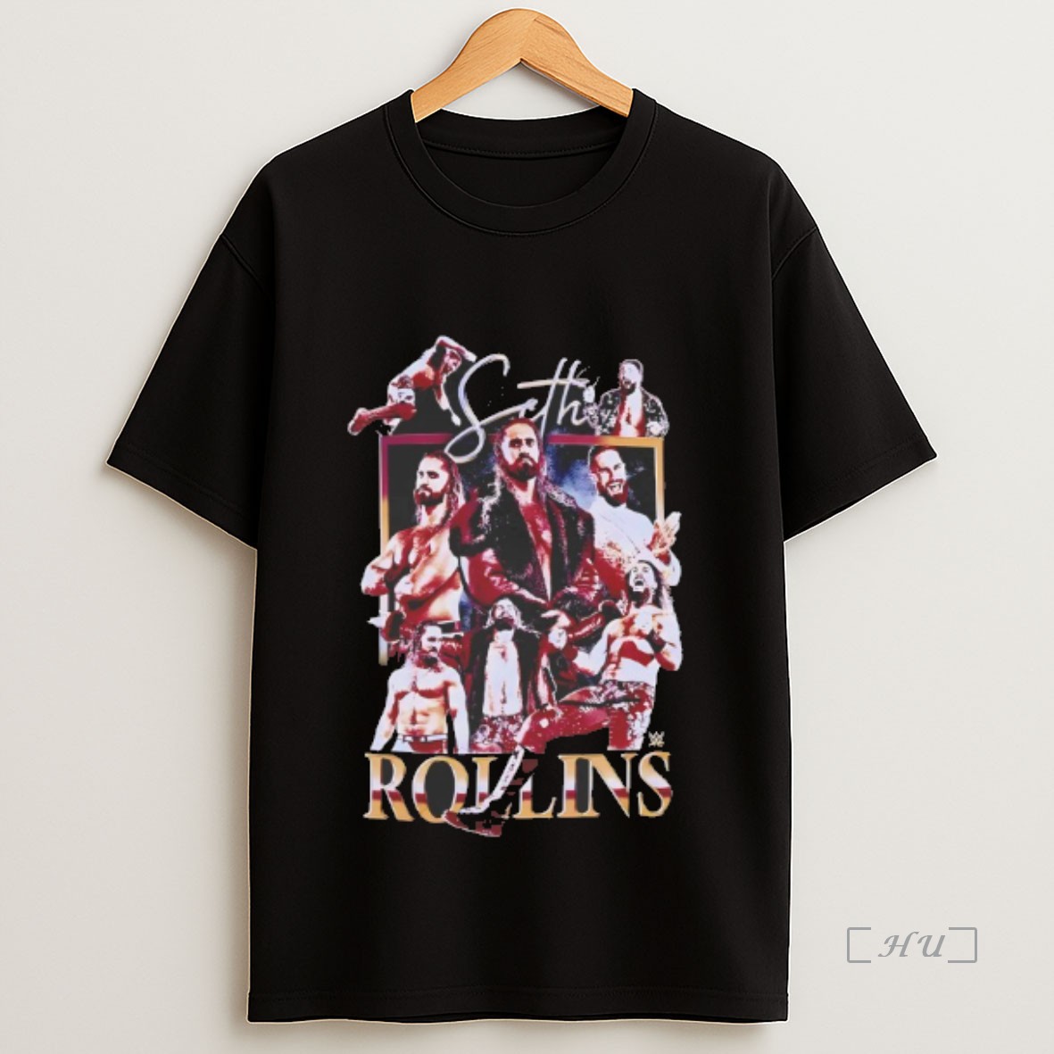 Officials Seth Rollins Wwe Collage Premium Shirt Sweatshirt Tee