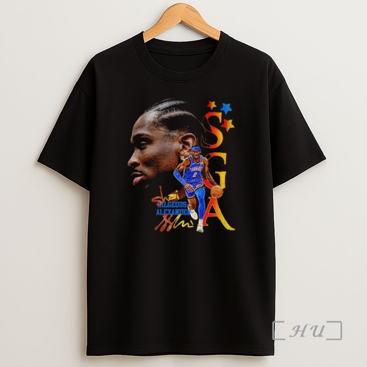 Officials Shai Gilgeous Alexander Oklahoma City Thunder Big Head Nba Basketball Graphic Premium Shirt Sweatshirt Tee