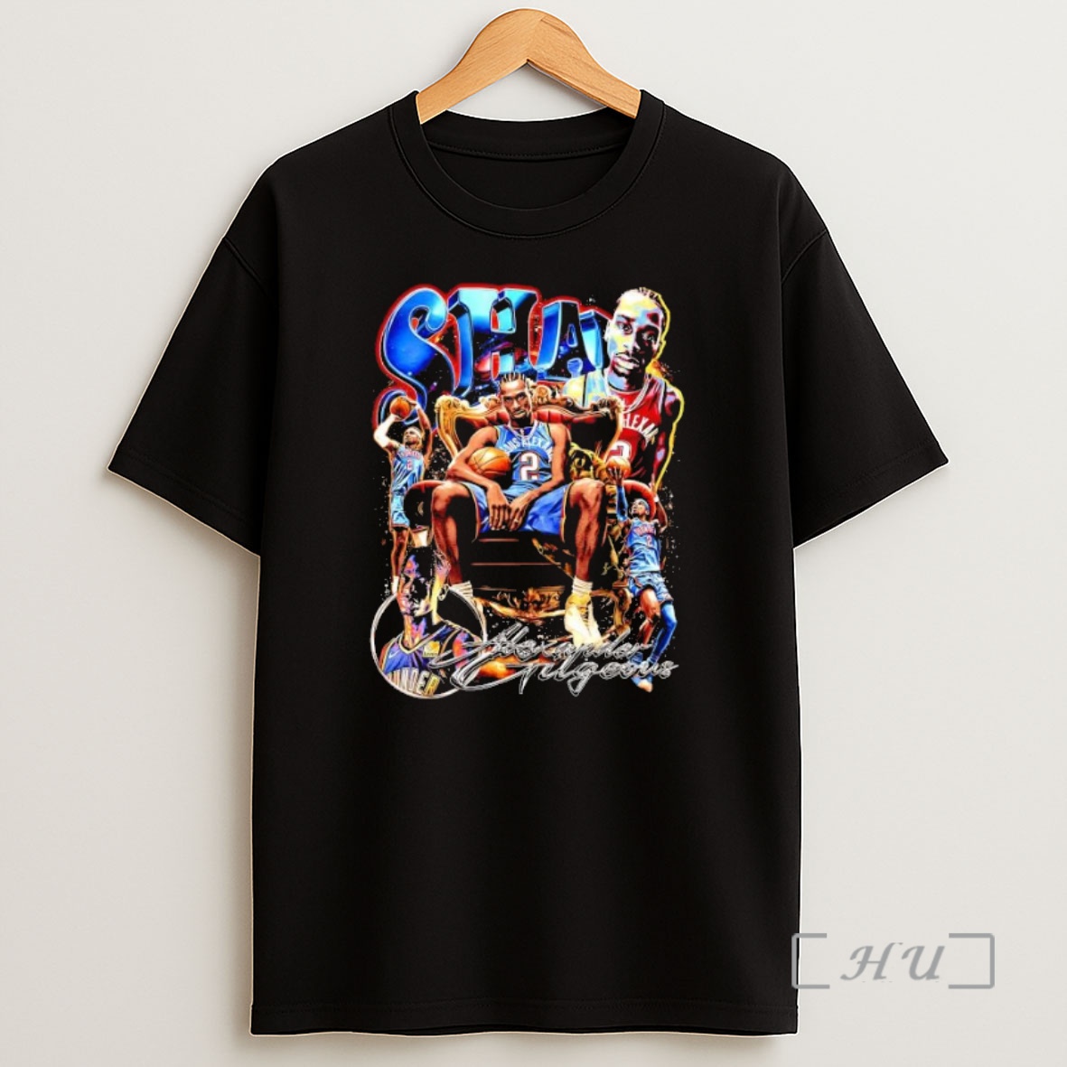 Officials Shai Gilgeous Alexander Of The Oklahoma City Thunder Graphic Premium Shirt Sweatshirt Tee