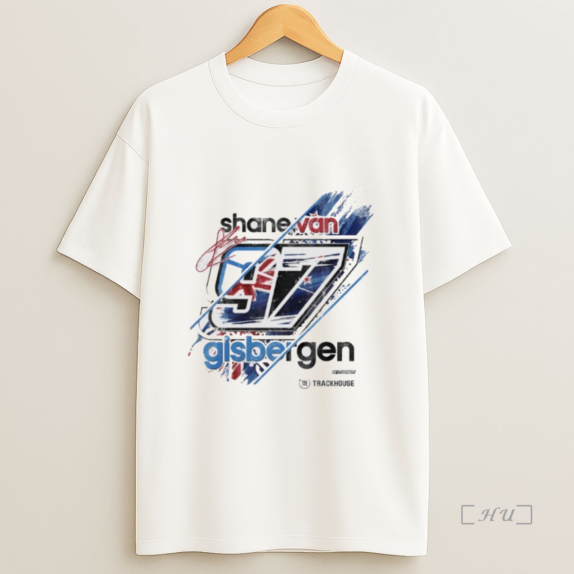 Officials Shane Van Gisbergen 97 Trackhouse Racing Team 2026 Driver Flag Signature Premium Shirt Sweatshirt Tee