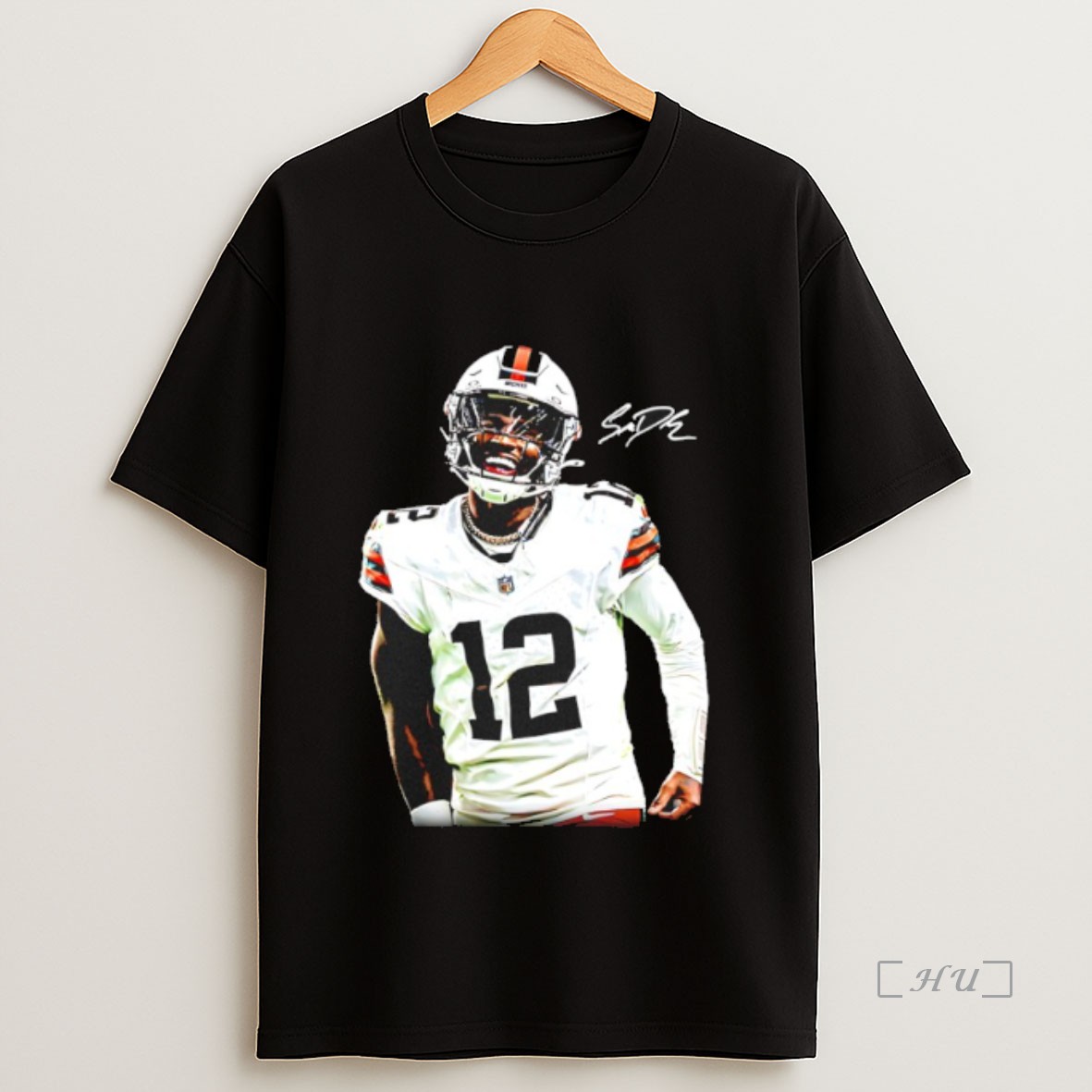 Officials Shedeur Sanders Cleveland Browns The Debut Graphic Signature Premium Shirt Sweatshirt Tee