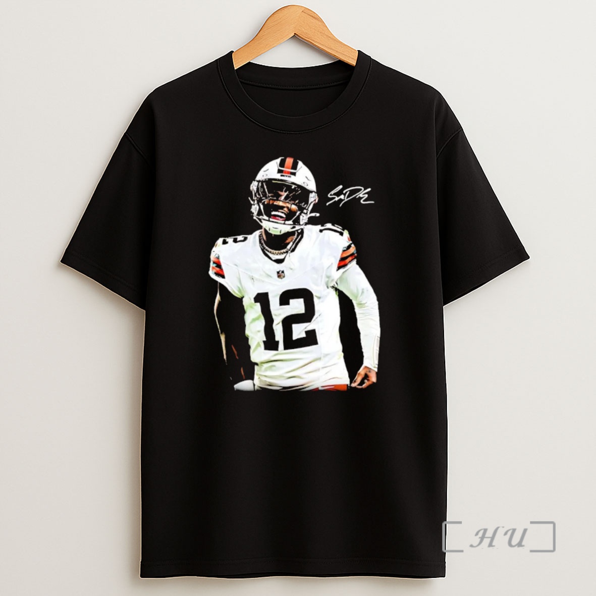 Officials Shedeur Sanders Debut Signature Cleveland Browns Premium Shirt Sweatshirt Tee