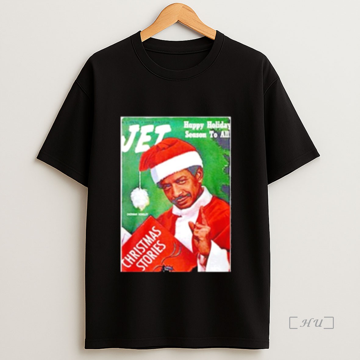 Officials Sherman Hemsley Santa Claus Jet Happy Holiday Season To All Christmas Premium Shirt Sweatshirt Tee
