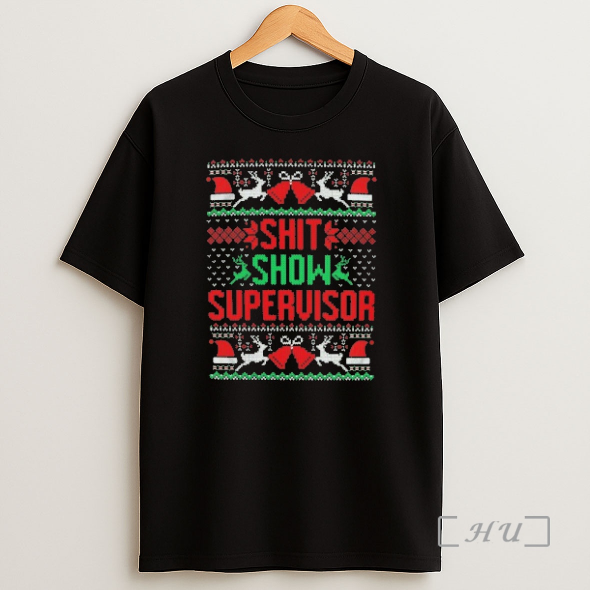Officials Shit Show Supervisor Ugly Christmas Sweat Premium Shirt Sweatshirt Tee