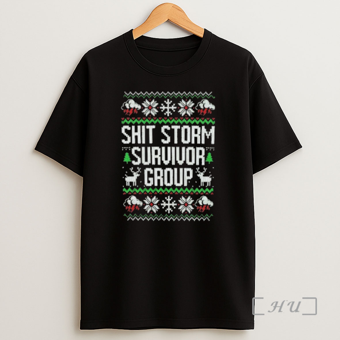 Officials Shit Storm Survivor Group Ugly Christmas Sweat Premium Shirt Sweatshirt Tee