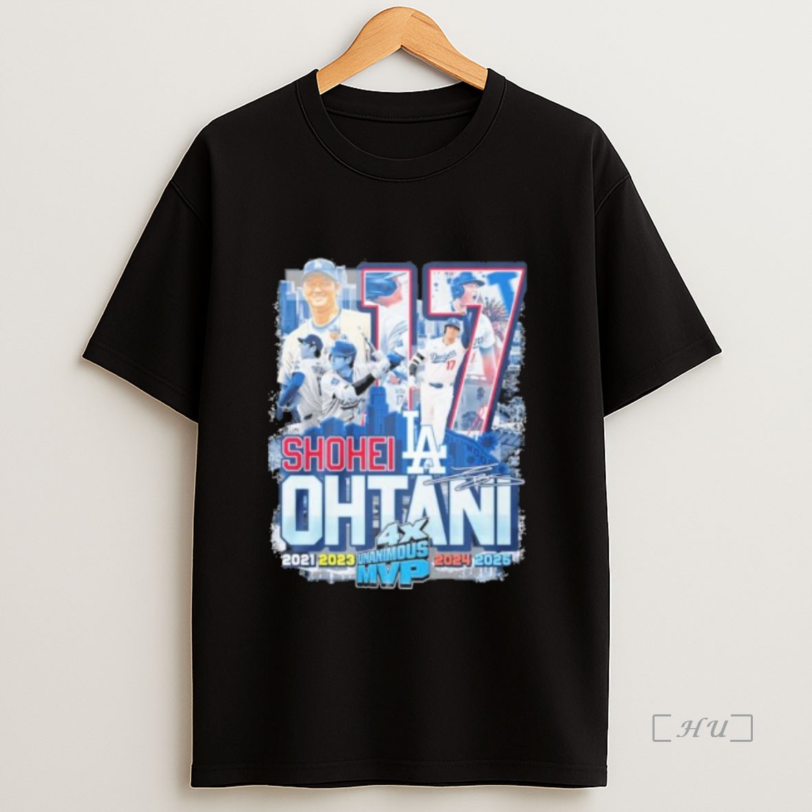 Officials Shohei Ohtani 4x Mvp Signature Premium Shirt Sweatshirt Tee