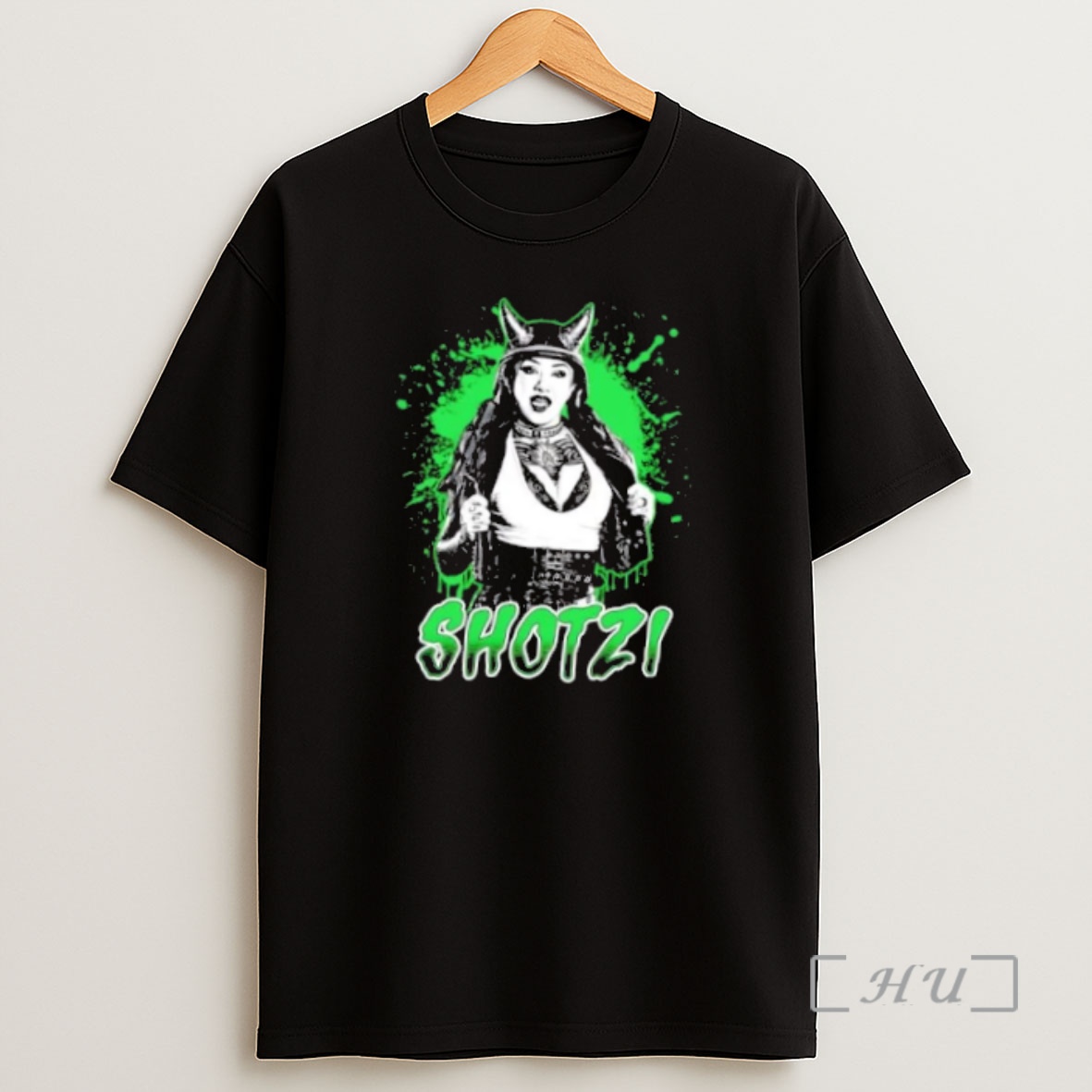Officials Shotzi Green Splatter Graphic Premium Shirt Sweatshirt Tee