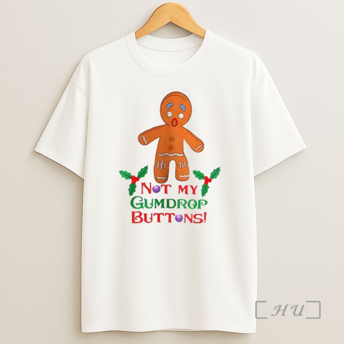 Officials Shrek Gingerbread Man Not My Gumdrop Buttons Premium Shirt Sweatshirt Tee