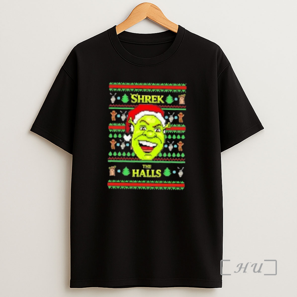 Officials Shrek The Halls Merry Christmas Premium Shirt Sweatshirt Tee