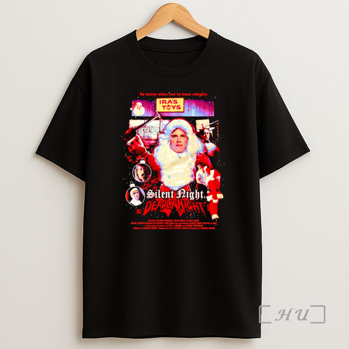 Officials Silent Night Deadly Night Seasons Beatings Horror Movie Premium Shirt Sweatshirt Tee