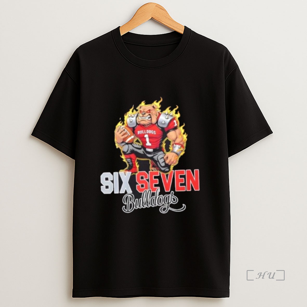 Officials Six Seven 6 7 Georgia Bulldogs Football Mascot Premium Shirt Sweatshirt Tee